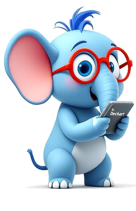 Éléphant qui étudie